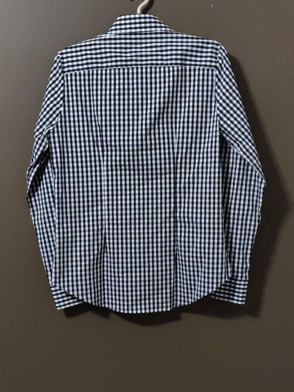 The Shirt By Rochelle Behrens Black & White Gingham Iconic Button Down SMALL - Picture 3 of 6